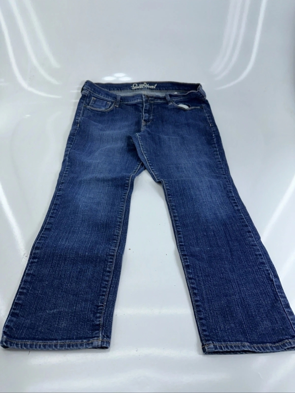 Old Navy Women's The Sweetheart Jeans Size 14 Blue Denim Cotton Stretch Classic